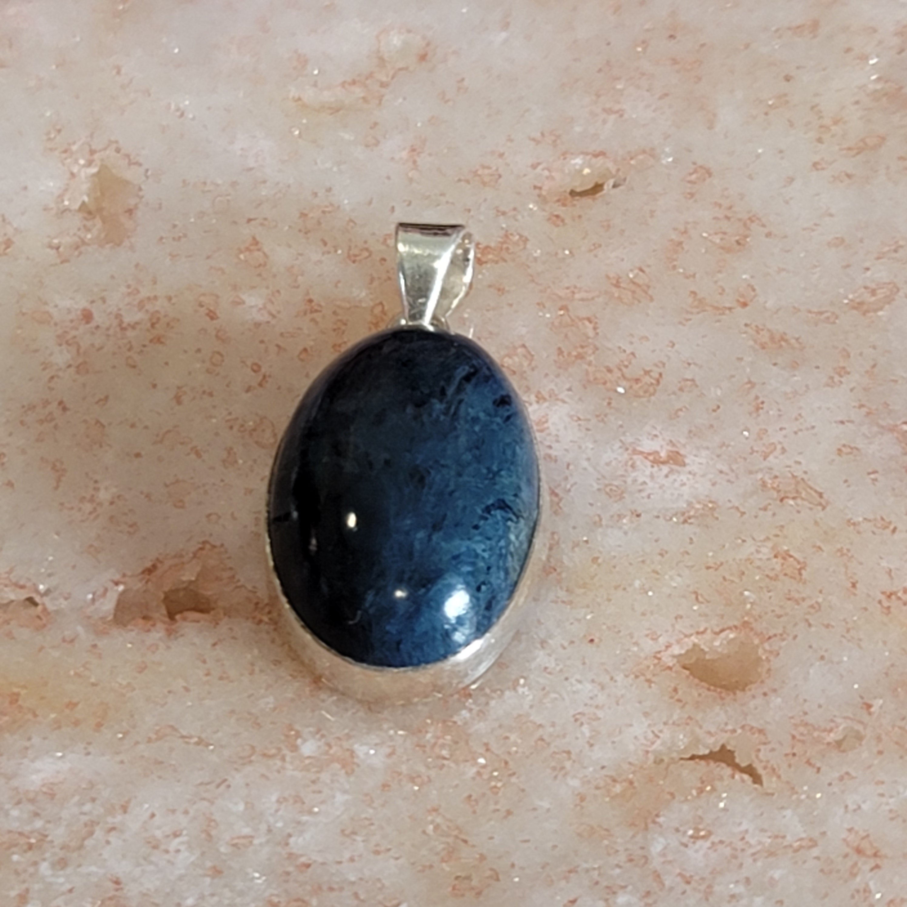 Vivianite Pendant .925 Silver for Compassion, Inspiration and Kindness