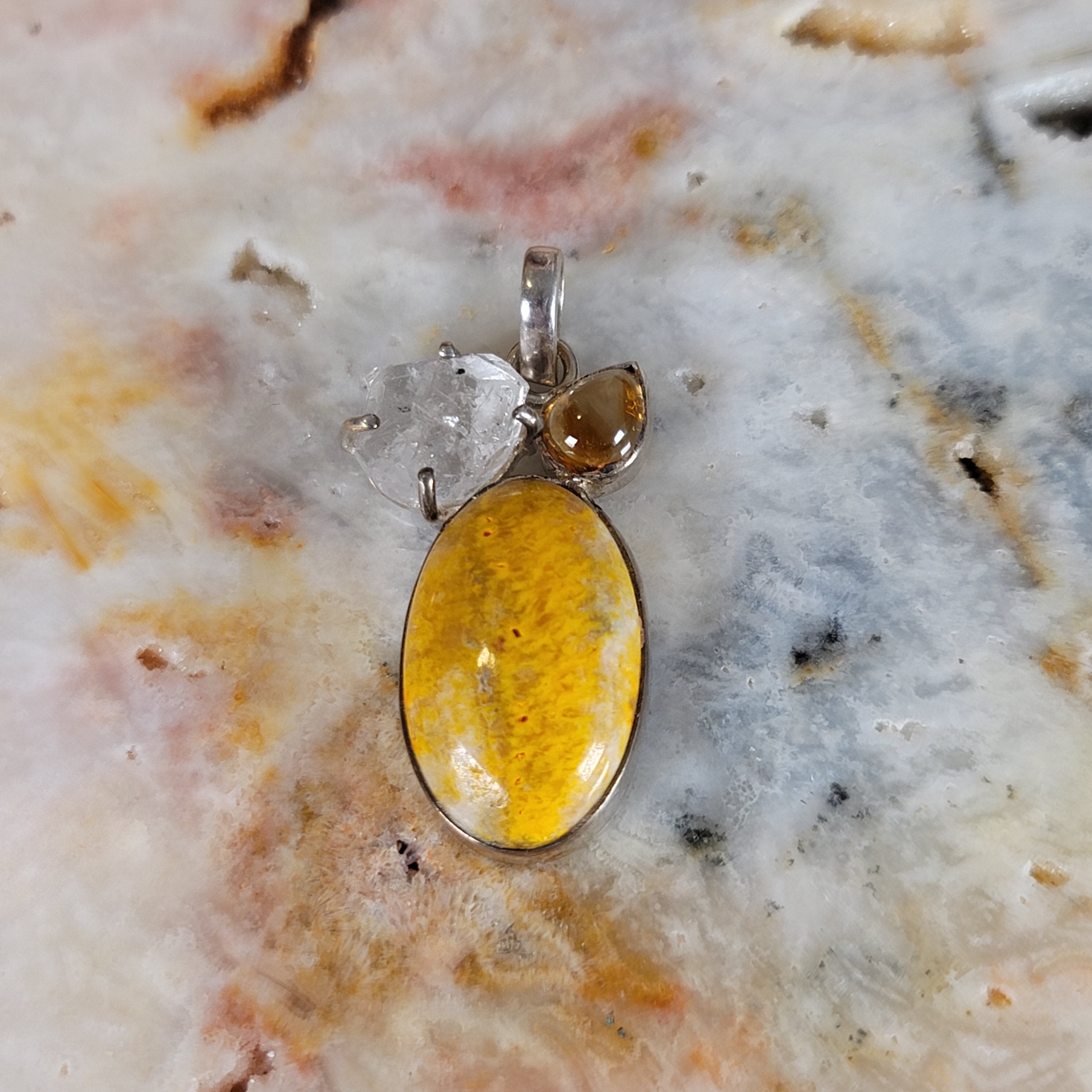 Bumblebee Pendant .925 Silver for Confidence, Creative Manifestation and Personal Power