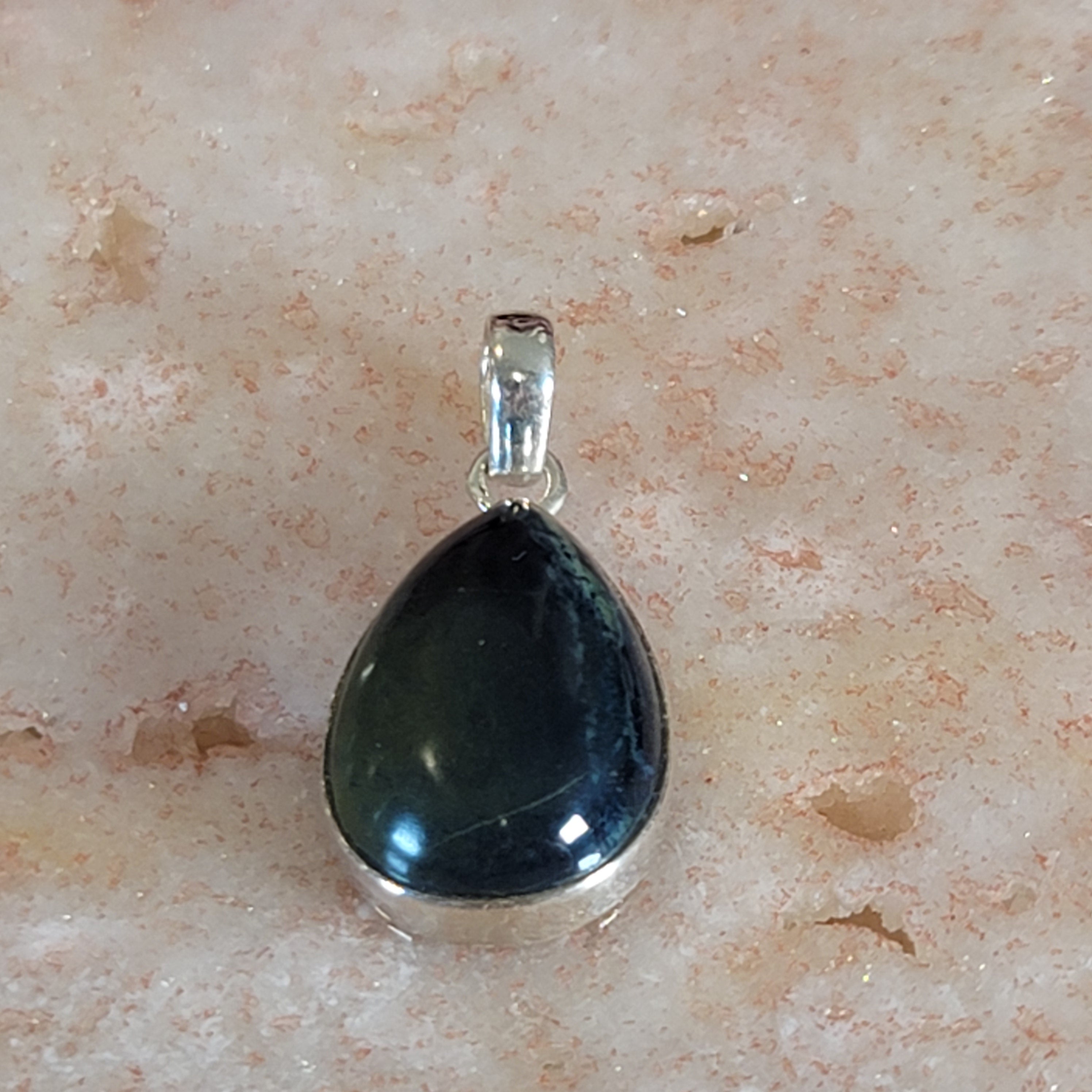 Vivianite Pendant .925 Silver for Compassion, Inspiration and Kindness