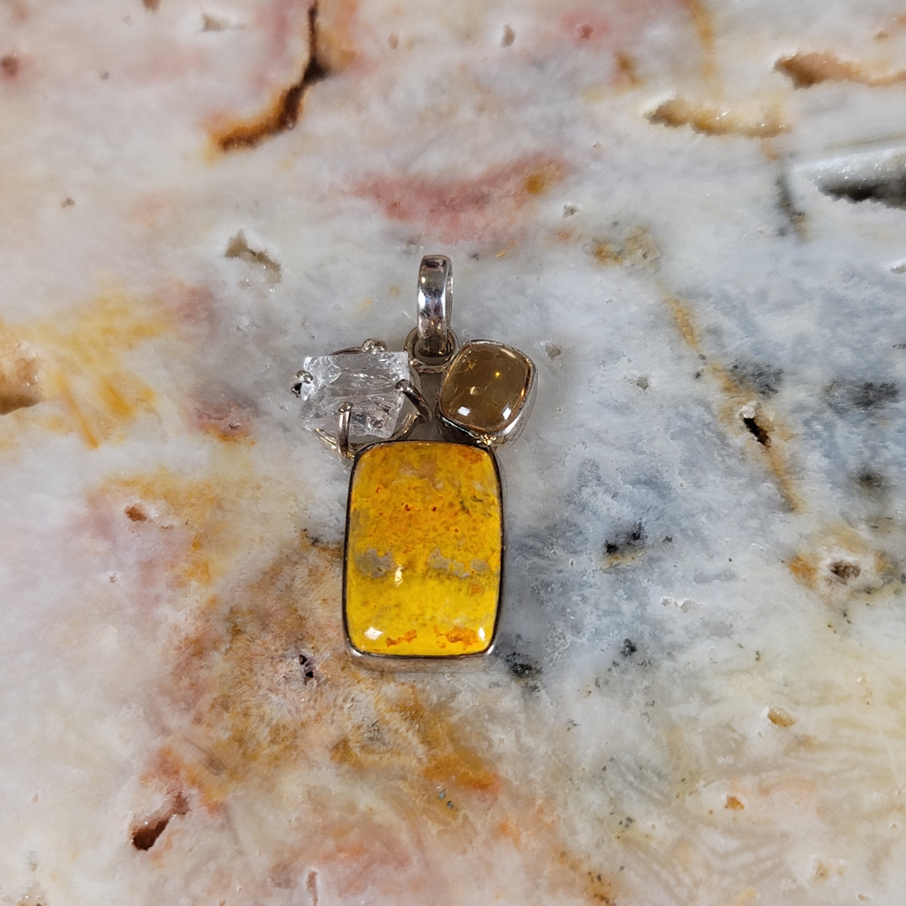 Bumblebee Pendant .925 Silver for Confidence, Creative Manifestation and Personal Power