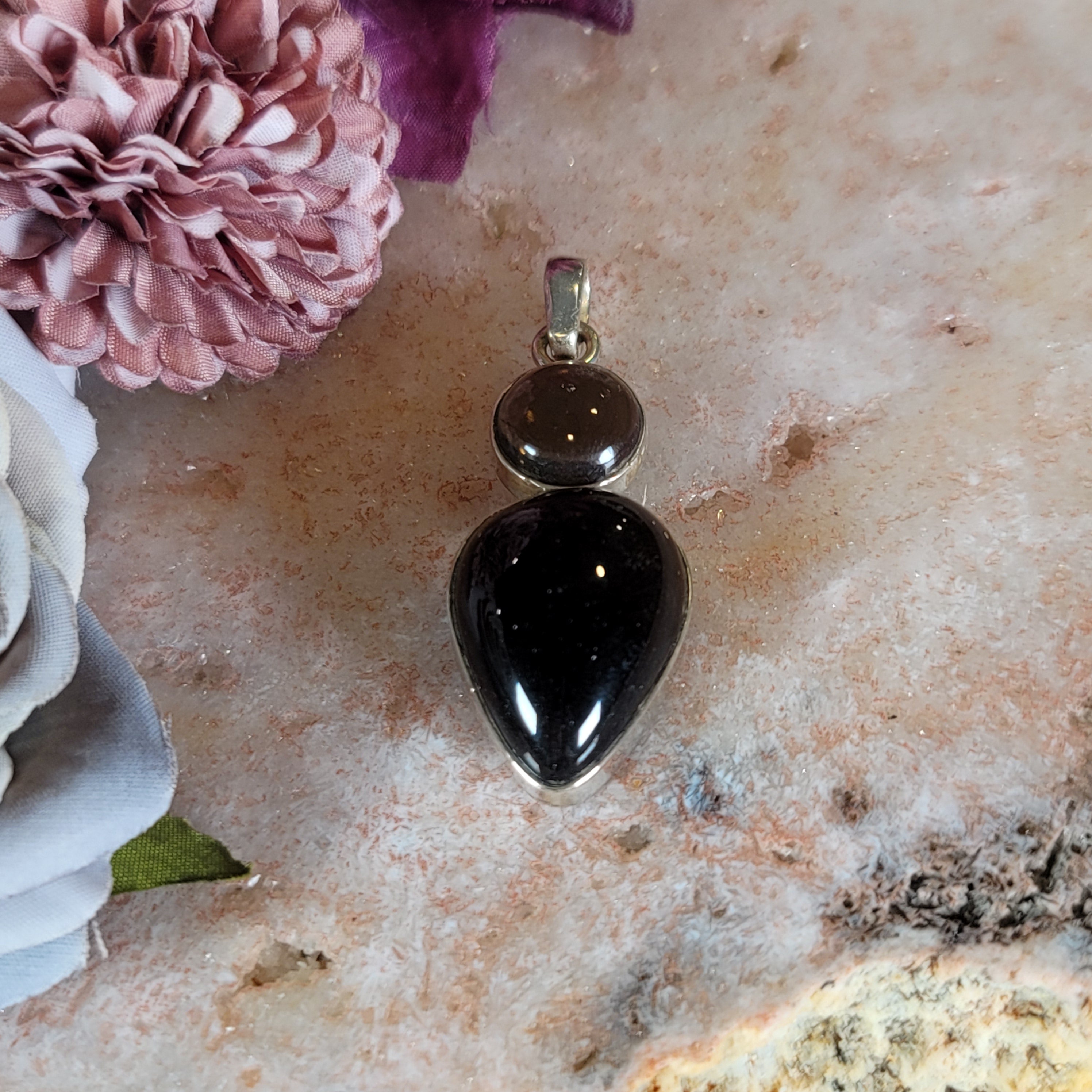 Smokey Quartz Pendant .925 Silver for Manifestation, Protection and Purification