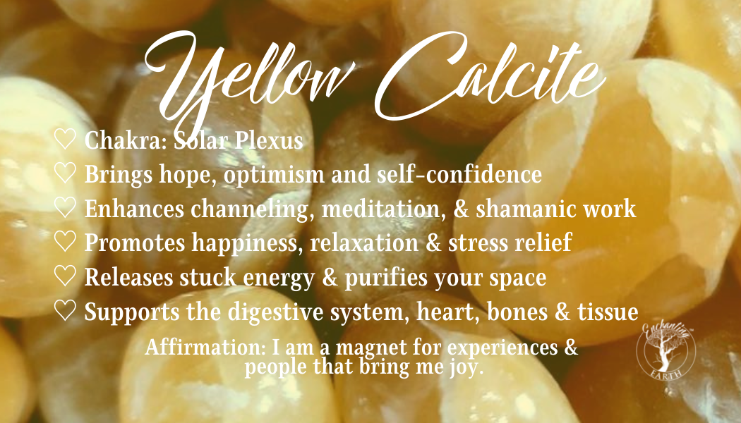 Yellow Calcite Tumble