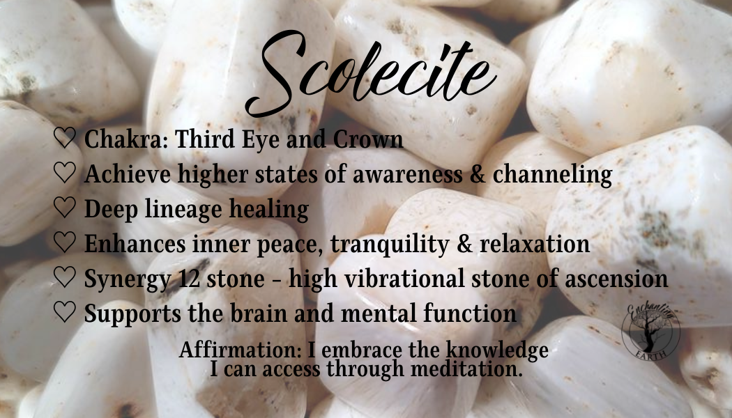 Scolecite Pendulum for Channeling and Accessing Higher States of Awareness
