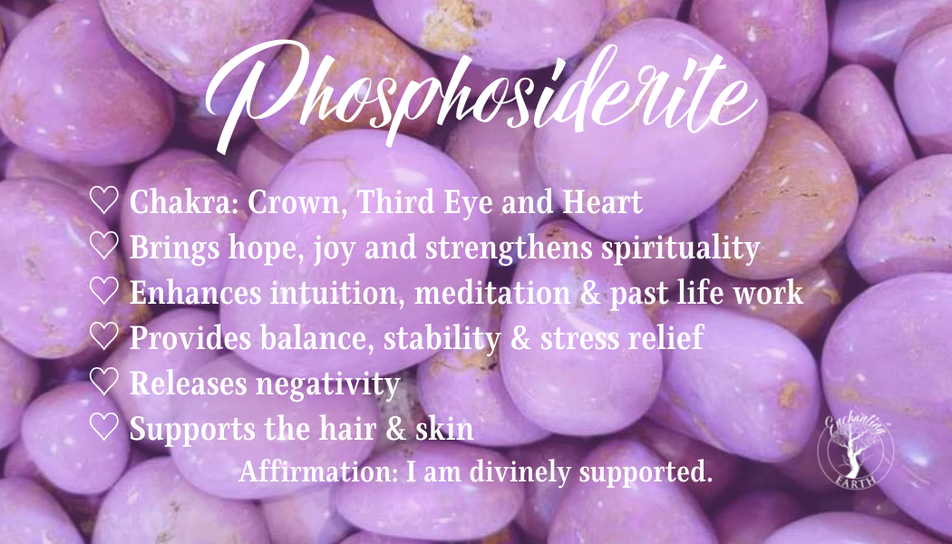 Phosphosiderite Bracelet (AA Grade) for Hope, Intuition and Joy