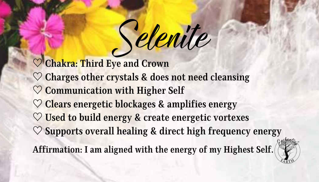 Satin Spar Selenite Pendant for Purifying your Energy