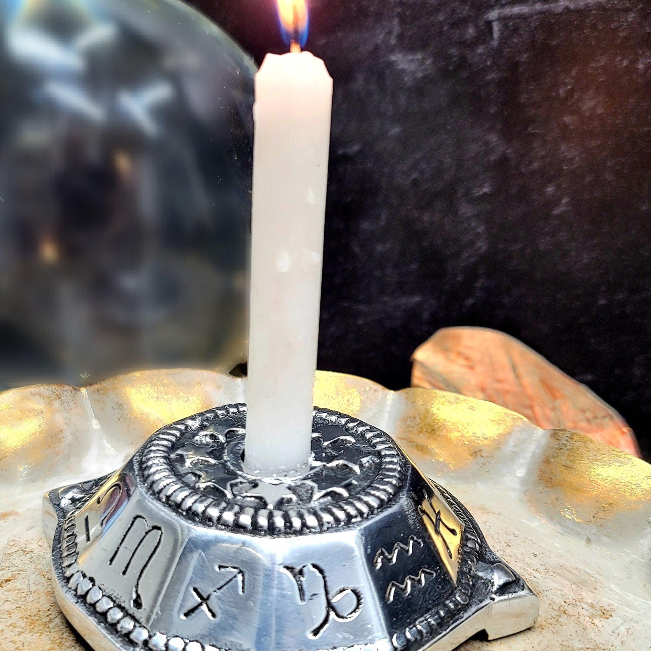 Astrology Chime Candle Holder