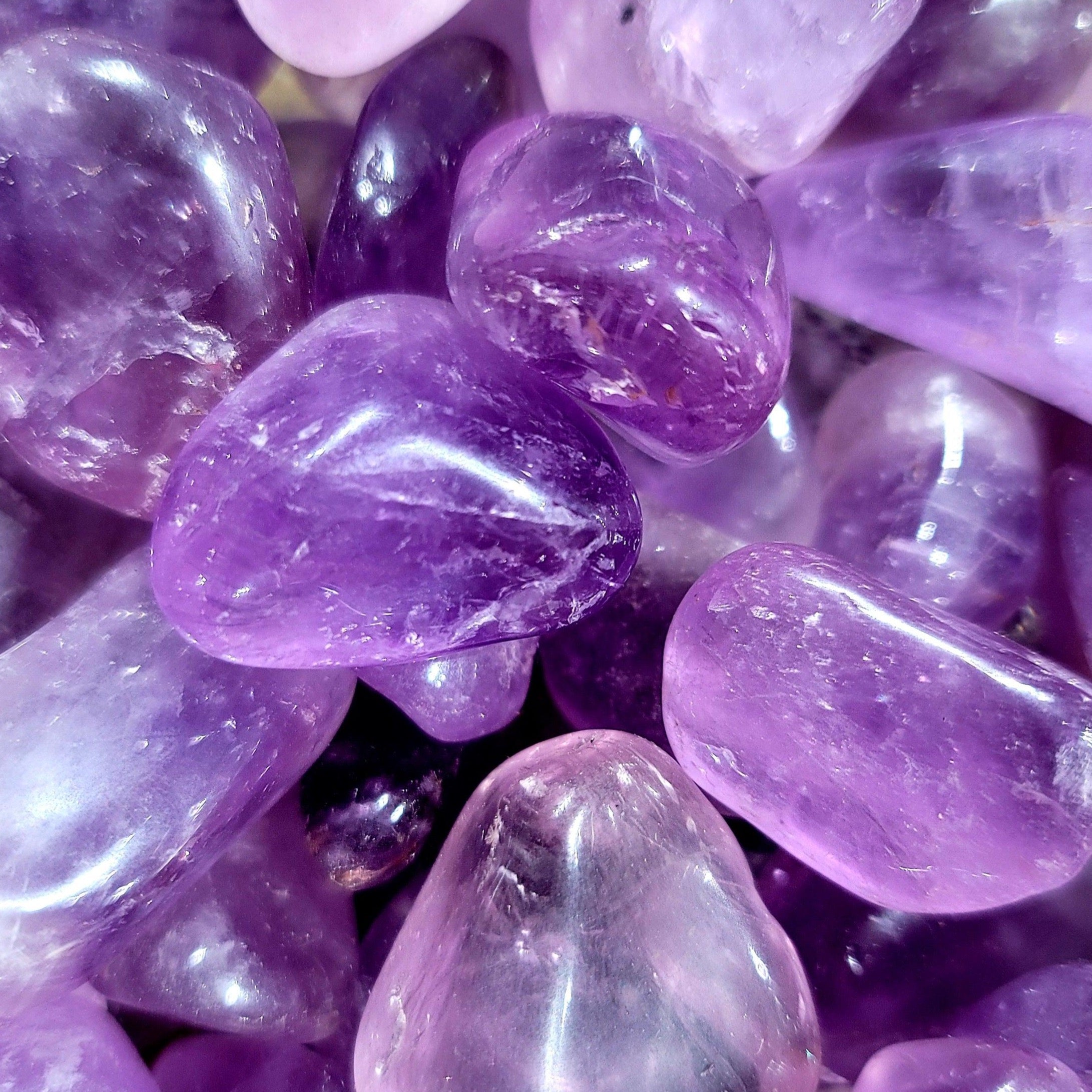 Amethyst Tumble for Intuition and Protection