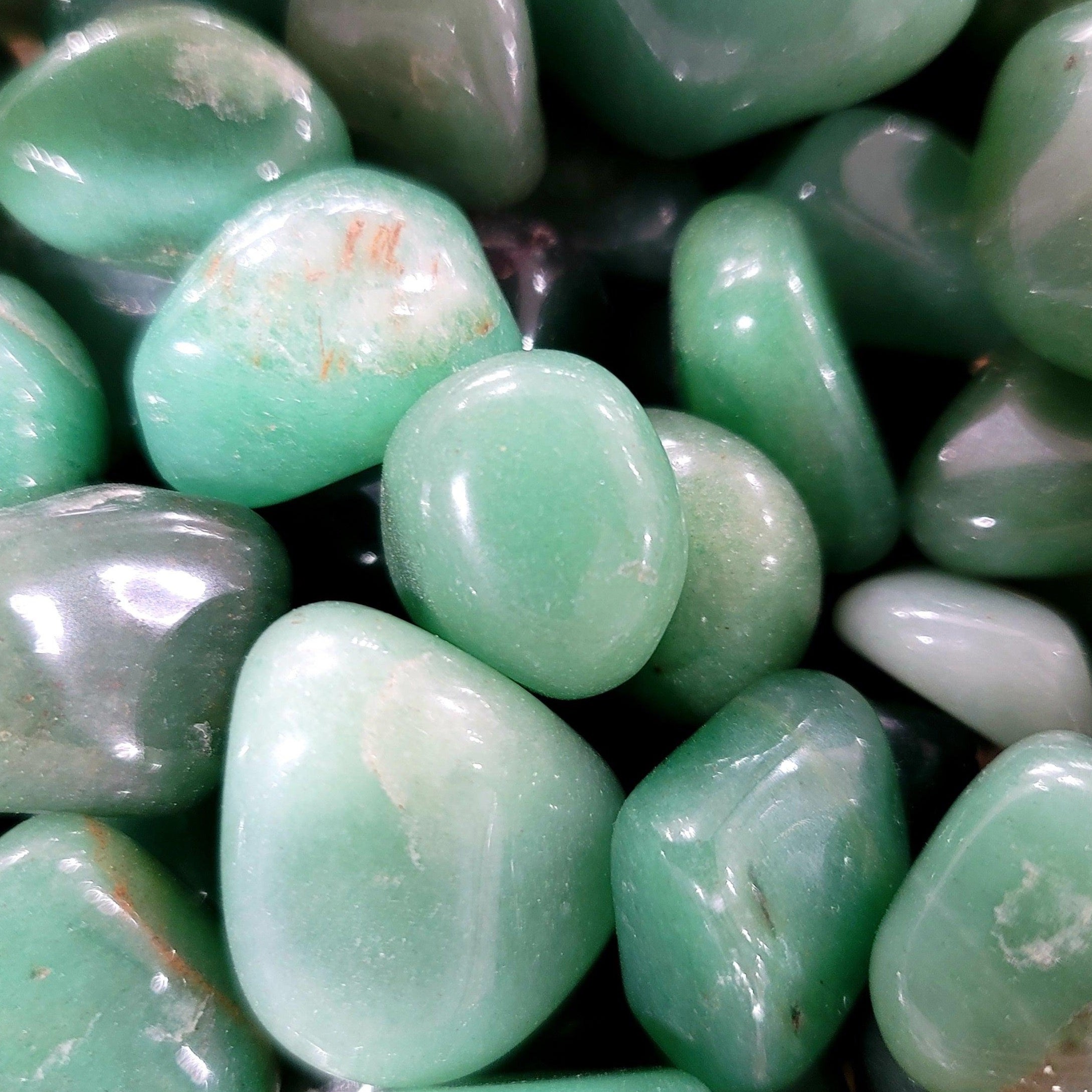 Green Aventurine Tumble for Good Luck and Prosperity