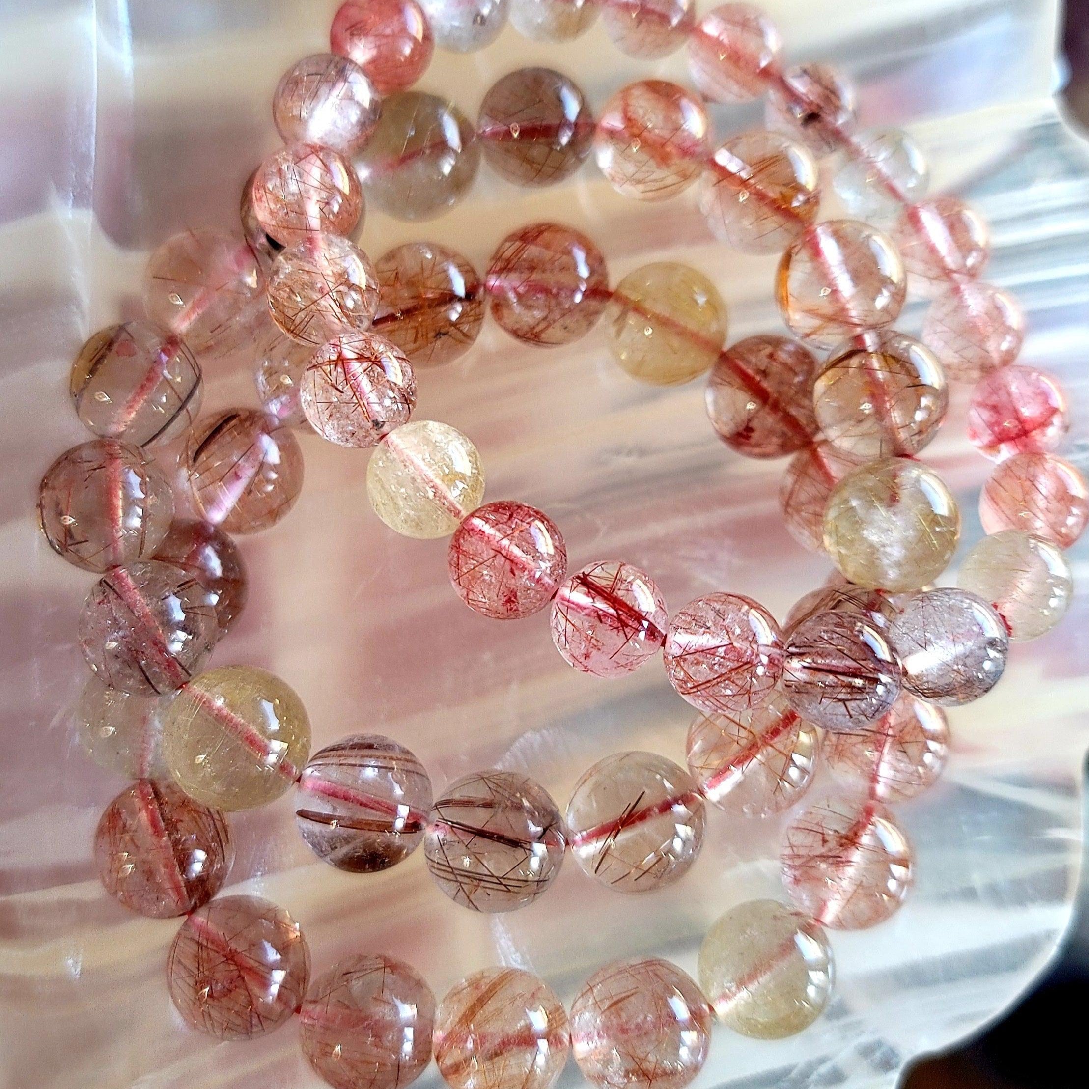 Copper Rutile Quartz Bracelet