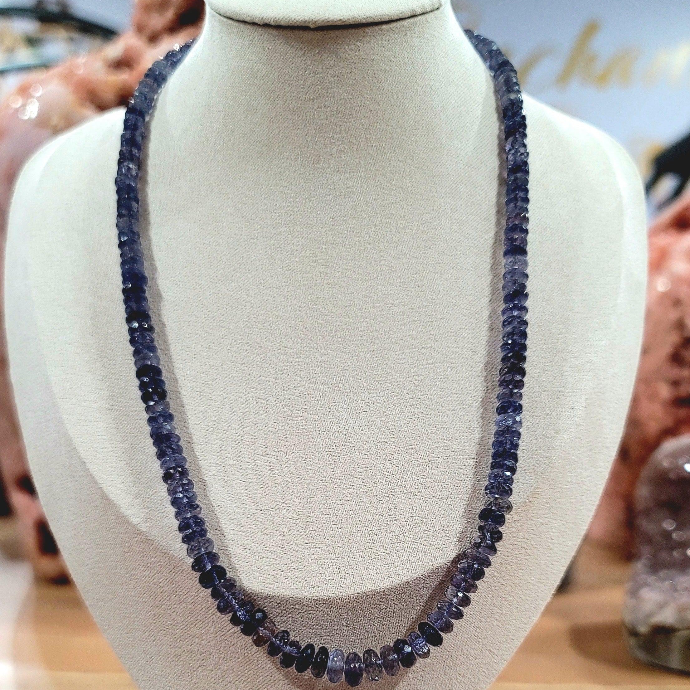 Iolite Necklace for Sharp Intuition & Visions