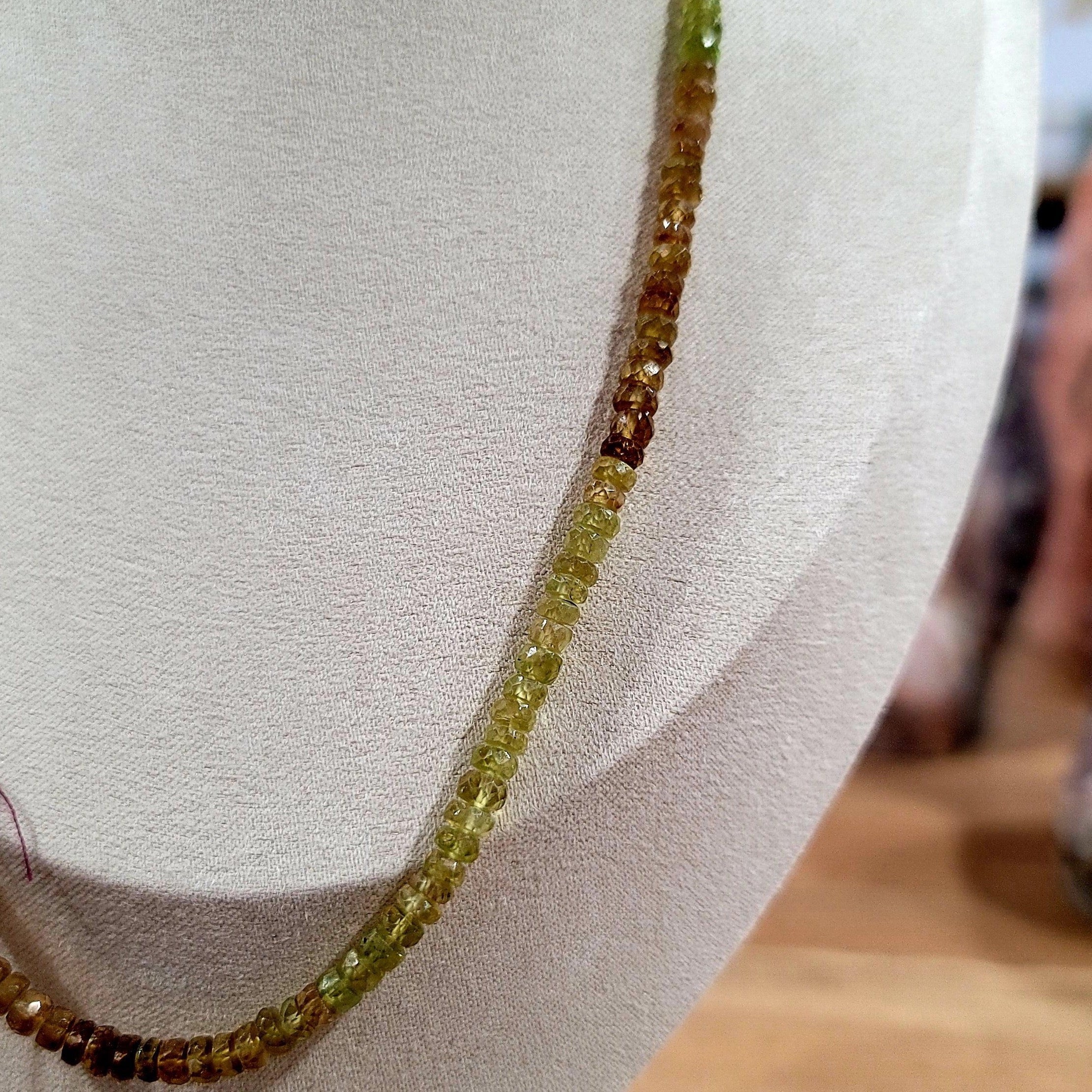 Grossular Garnet Necklace