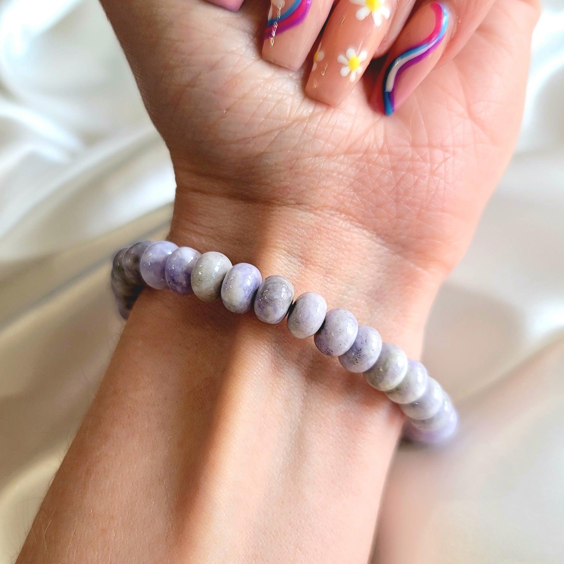 Lavender Jade Bracelet