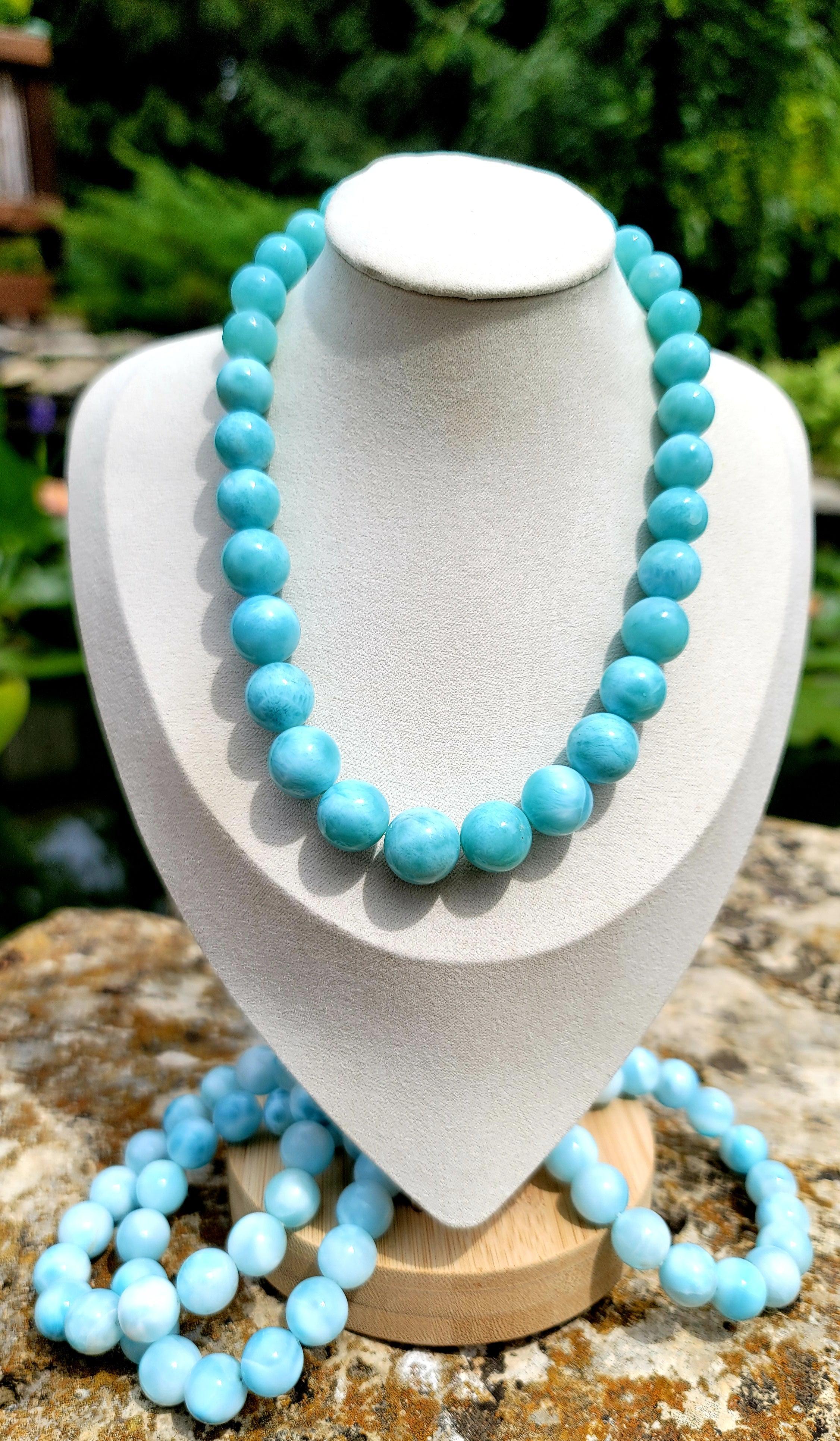 Larimar Necklace for Tranquility