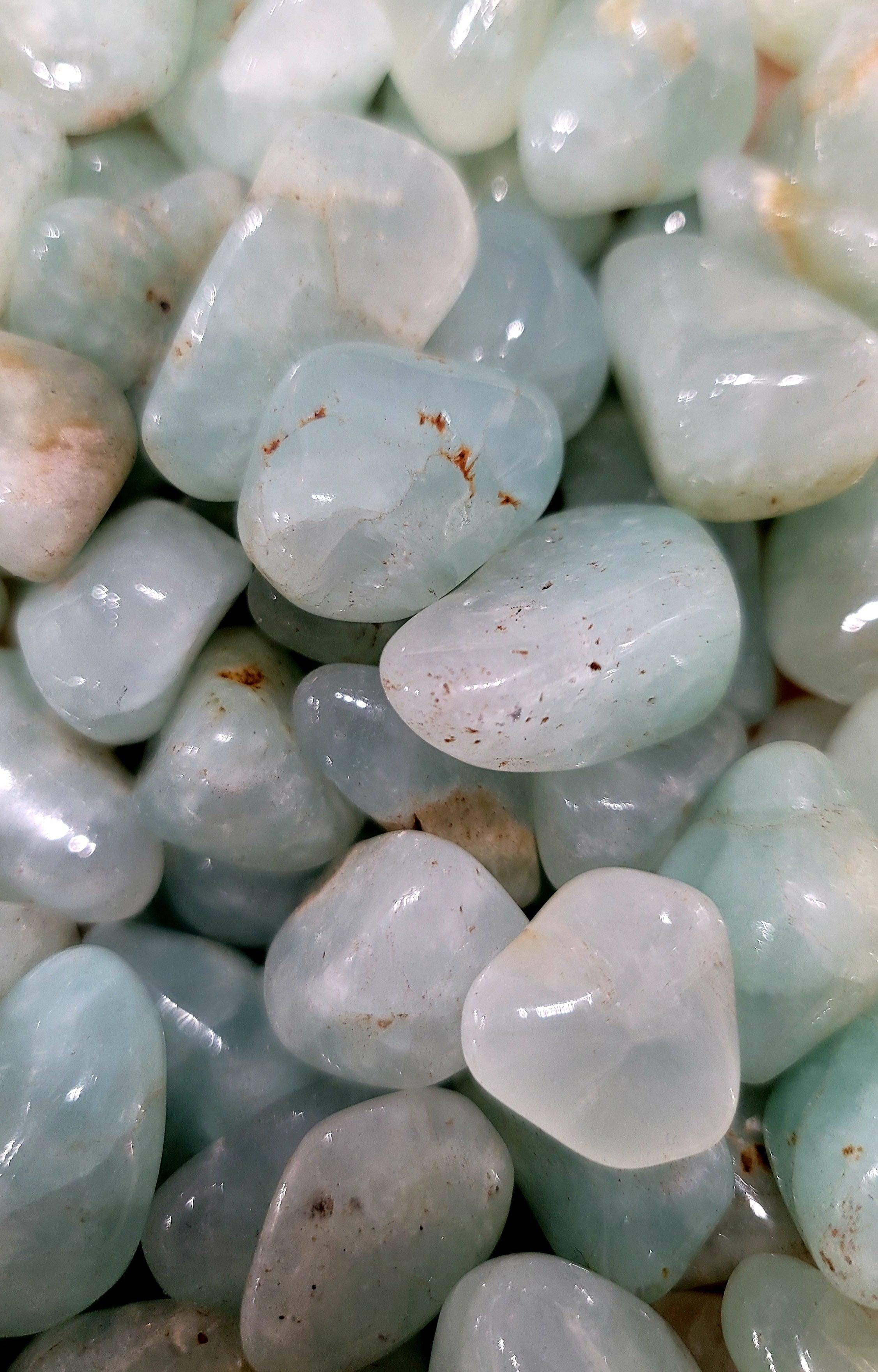 Prehnite Tumble for Peace and Support through times of Change