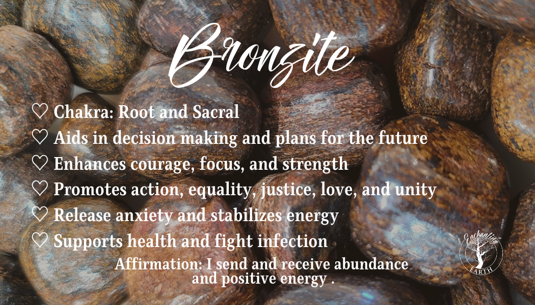 Bronzite Tumble for Decision Making & Strength
