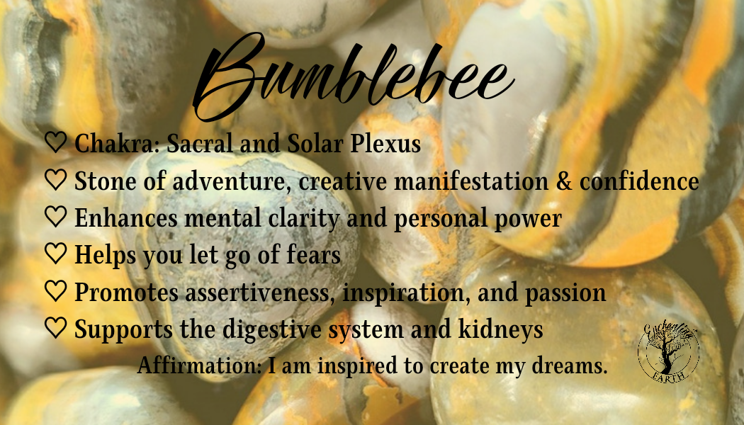 Bumblebee "Jasper" Tumble for Confidence, Creative Manifestation and Personal Power