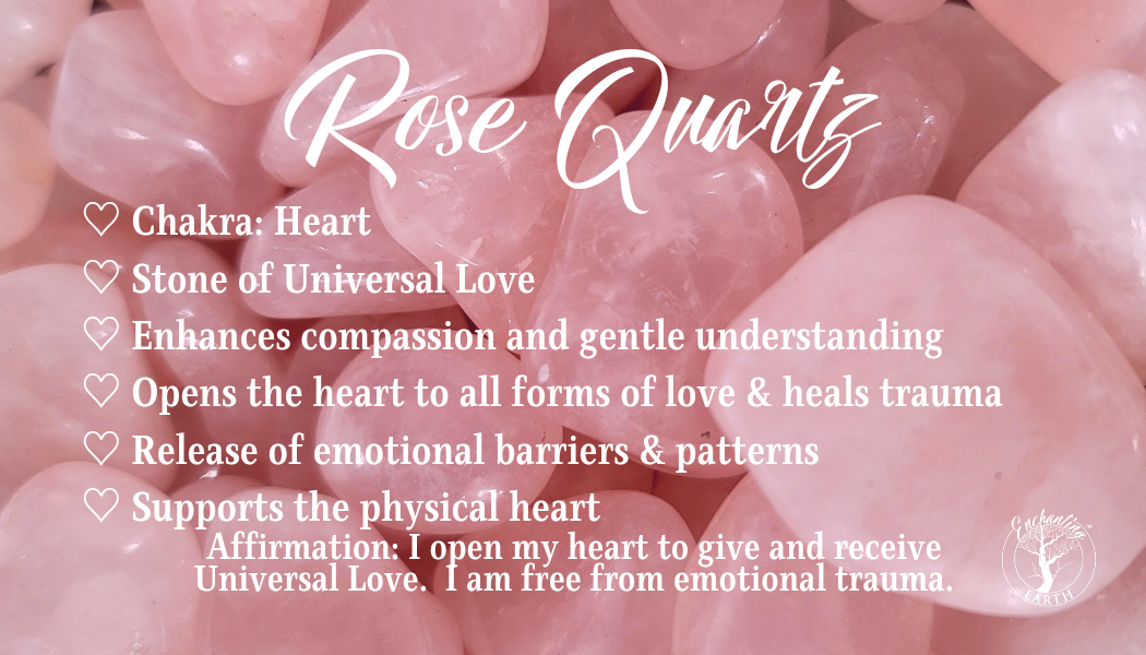 Gemmy Rose Quartz Rose for Romance & Self Love