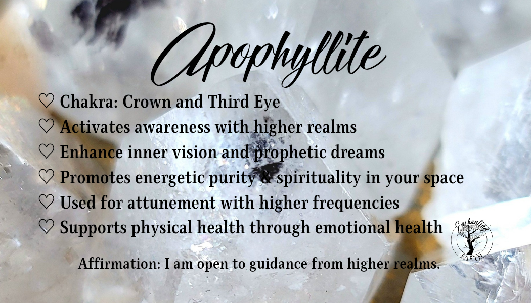 Apophyllite Point for Awareness & Attunement with Higher Realms