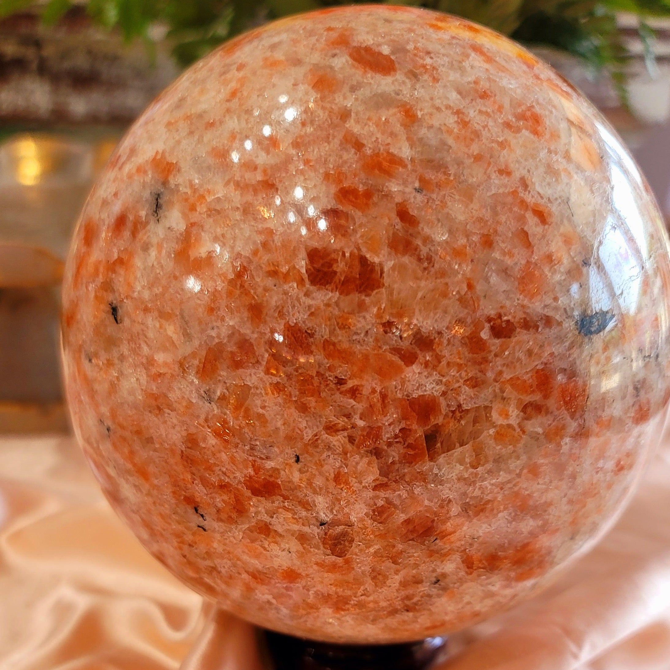 XL Sunstone Sphere for Joyful Creativity
