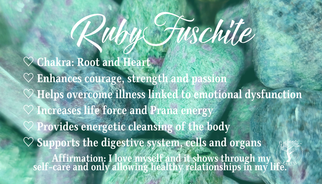 XL Ruby Fuschite for Emotional Healing and Passion
