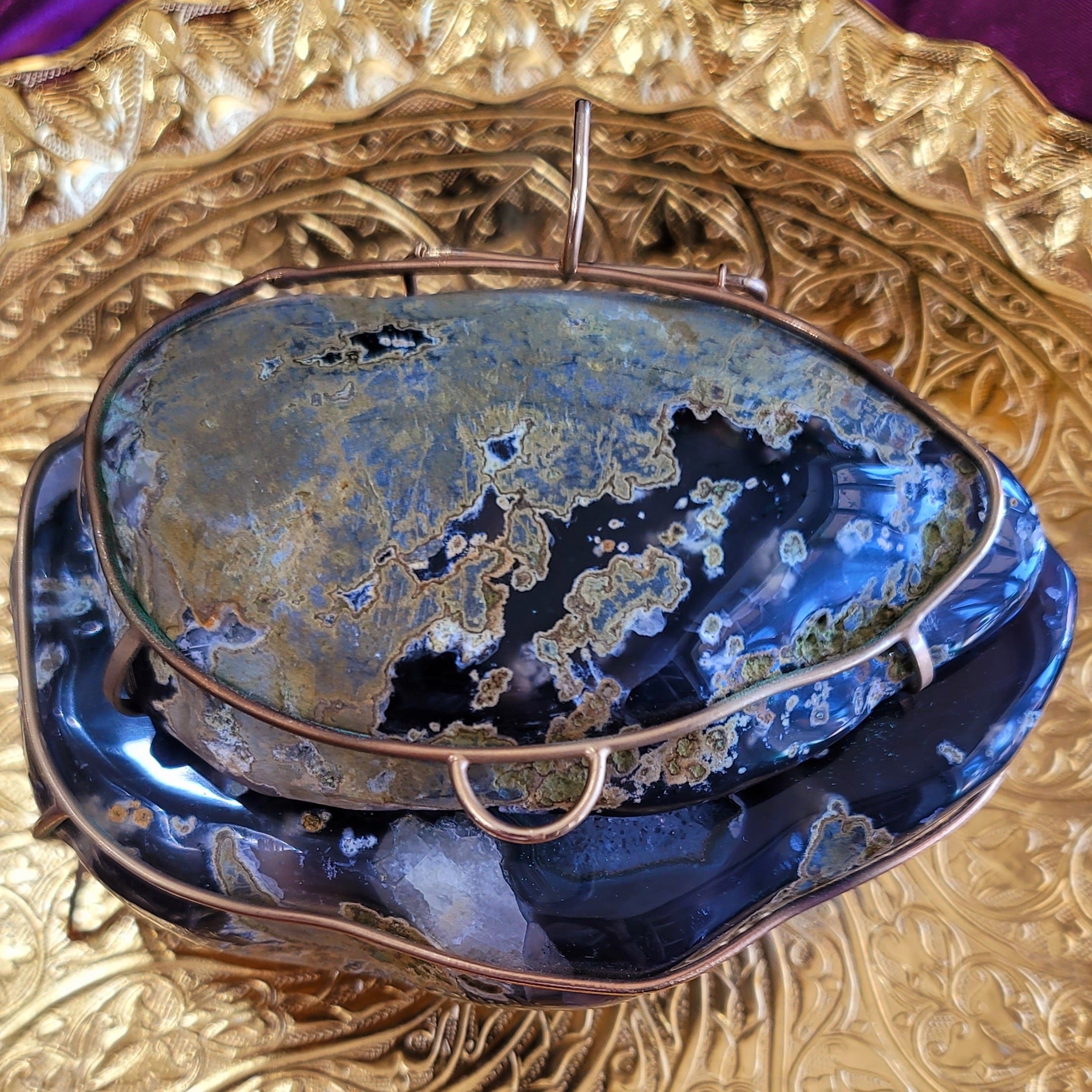 Agate Geode Jewelry Box