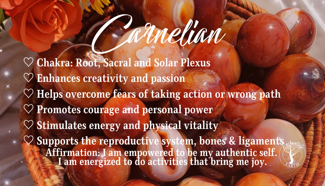 Carnelian Palm for Embracing your Inner Fire