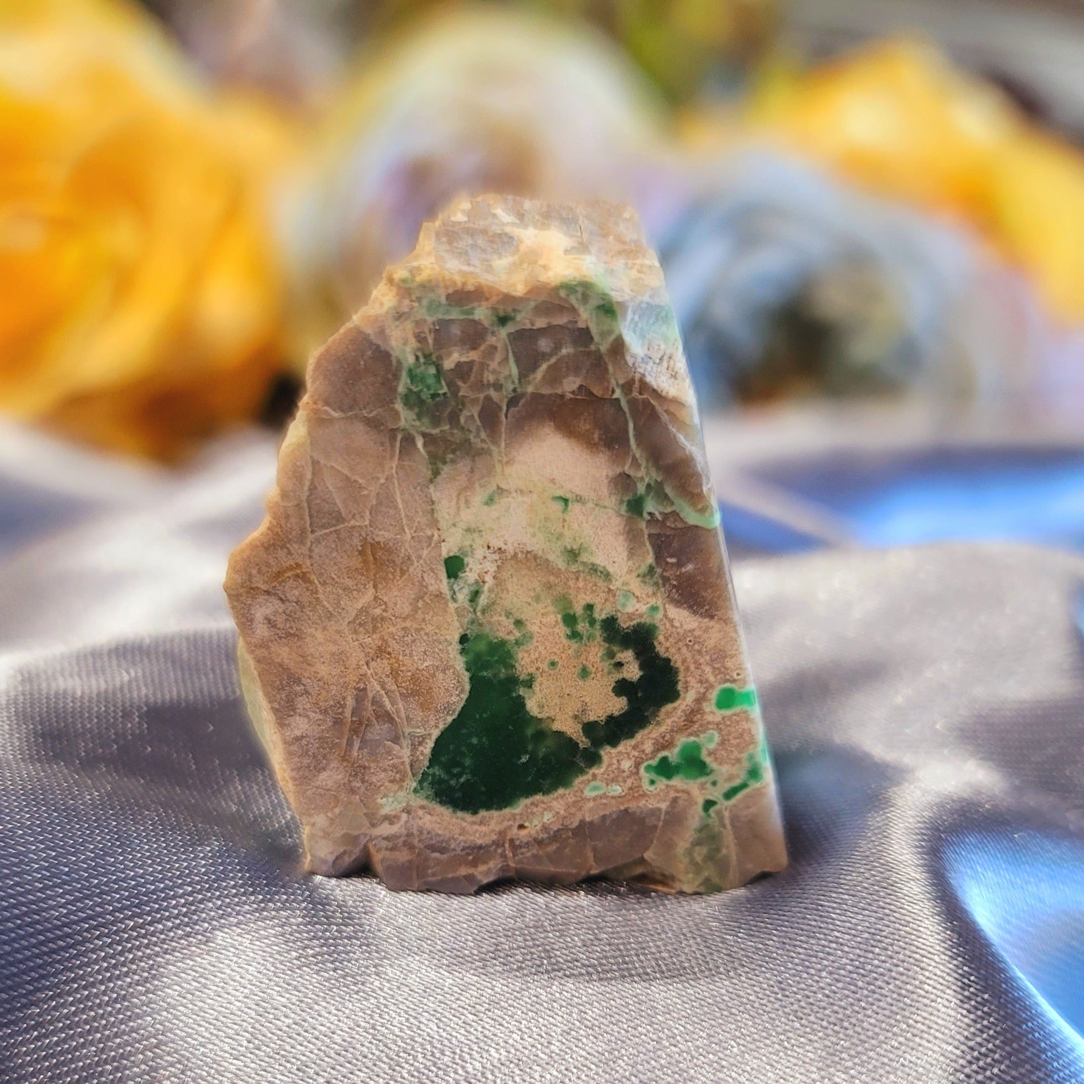 Lucin Variscite Free Form for Emotional Healing, Joy, Love and Prosperity