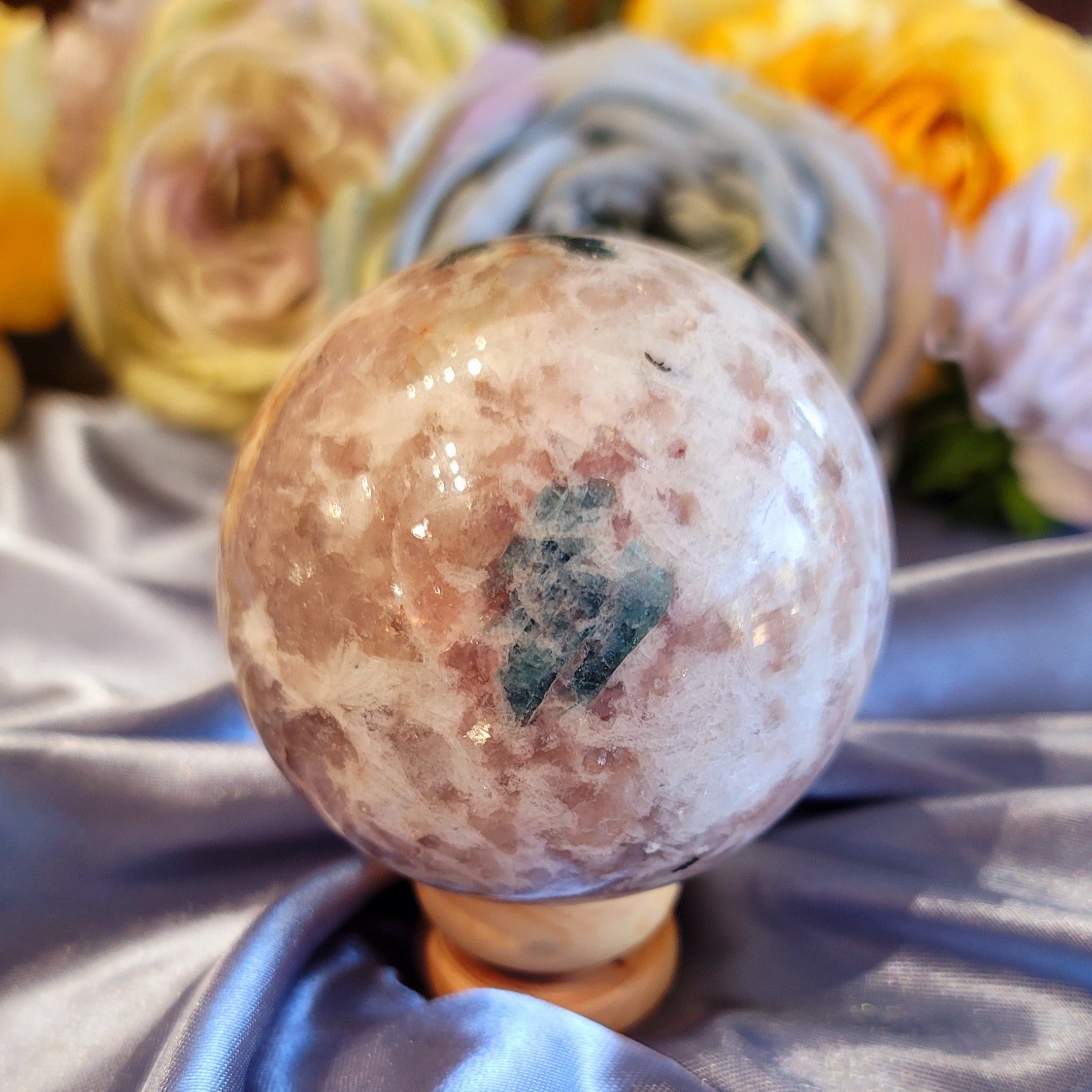 Snowball Euphoralite Sphere for Accessing Higher Realms of Consciousness & Healing Emotional Trauma