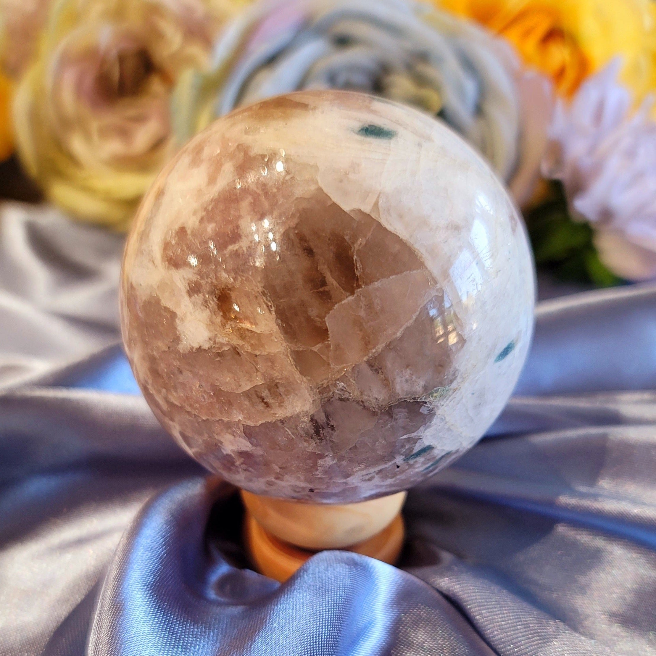 Snowball Euphoralite Sphere for Accessing Higher Realms of Consciousness & Healing Emotional Trauma