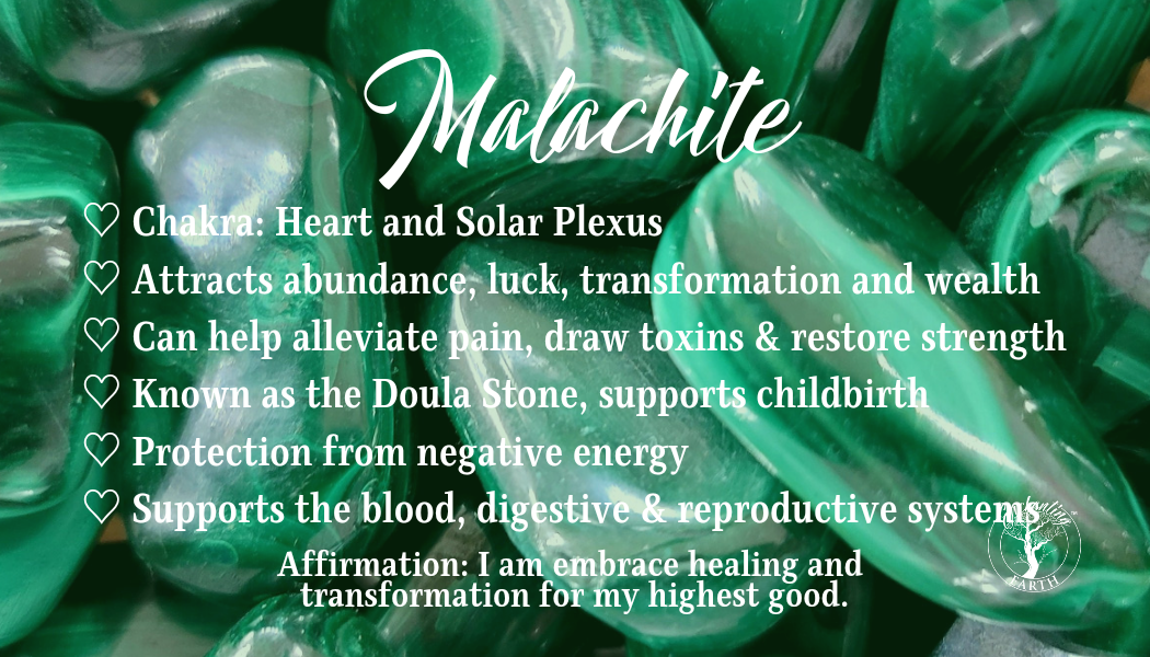 Malachite Mini Box for Abundance, Protection and Transformation