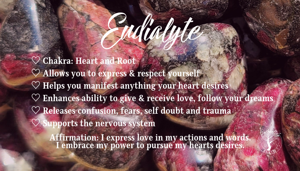 Eudialyte Tumble (A Grade, High Quality) for Manifedting Your Desires and Heart Healing