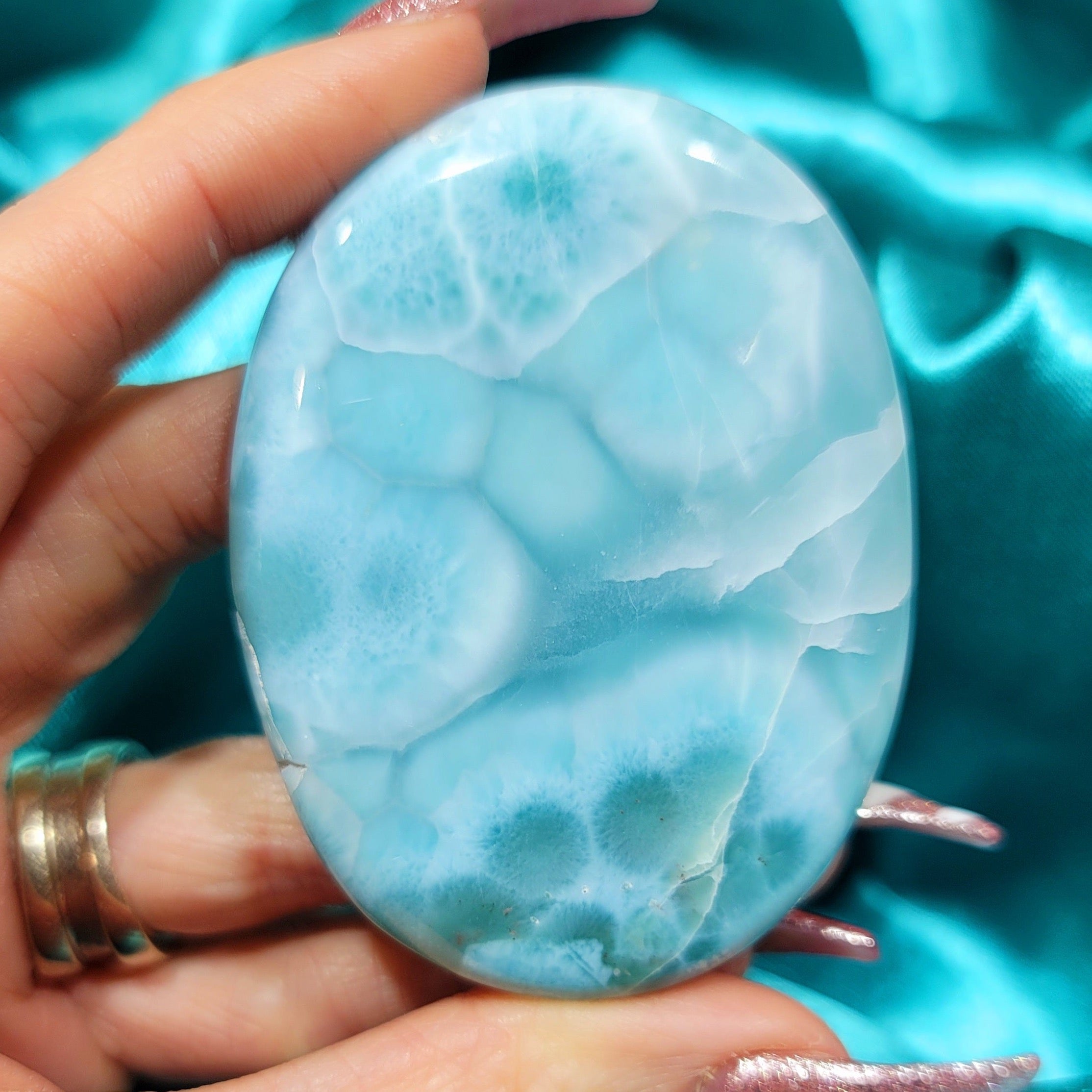 Larimar Palm for Peace and Tranquility (320G)