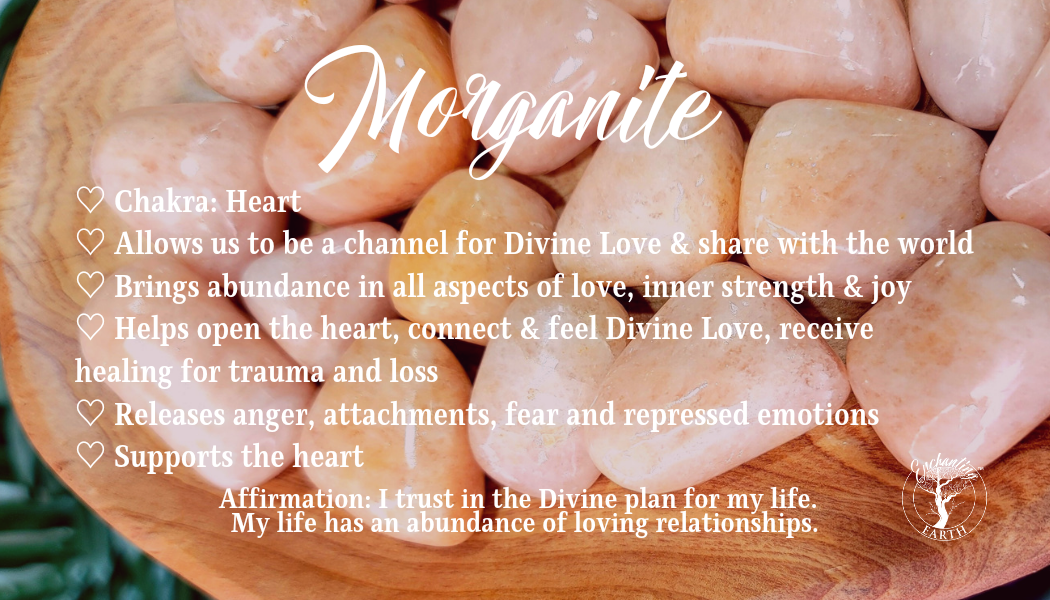 Morganite Jumbo Tumble for Experiencing Divine Love and Heart Healing