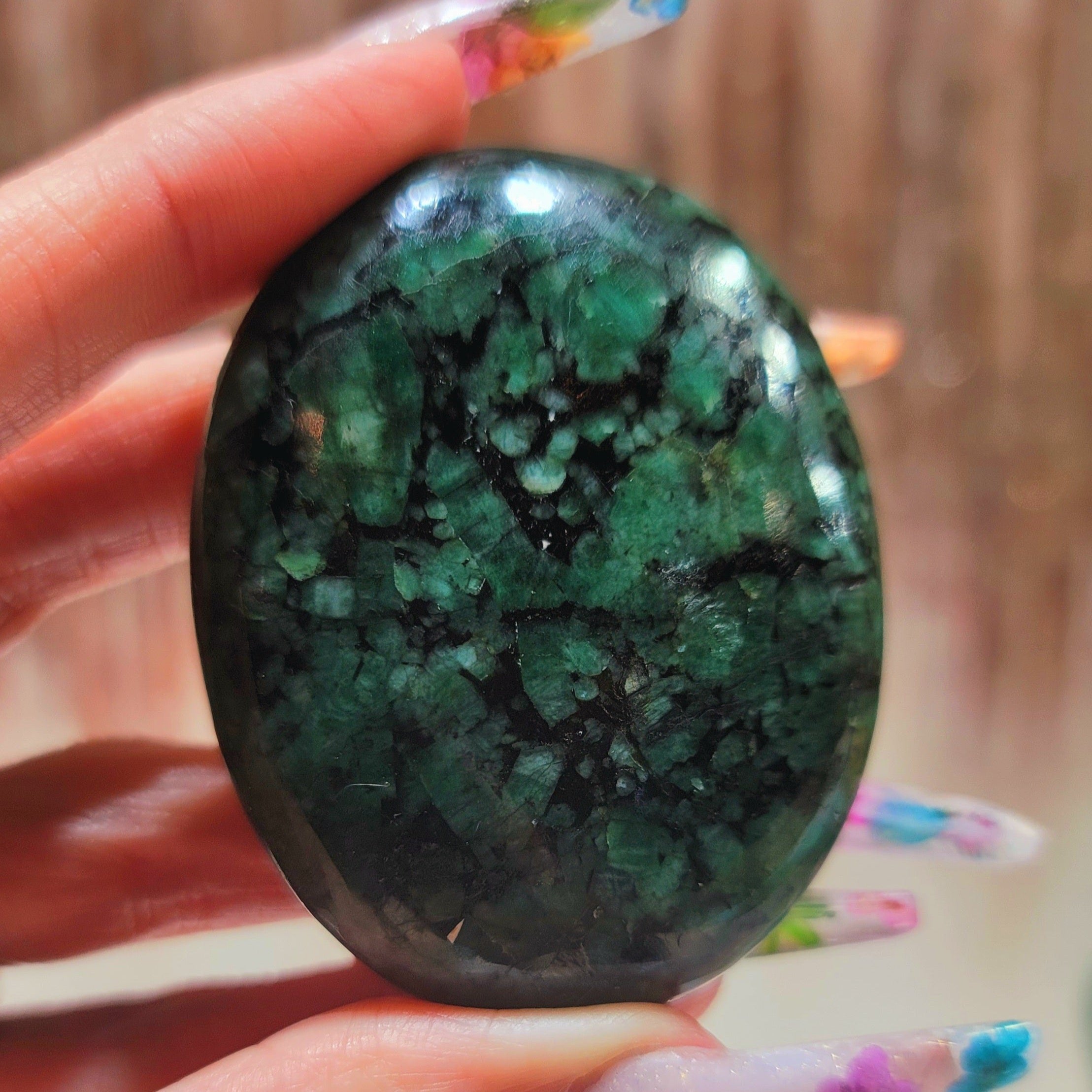 Emerald Palm for Abundance, Love and Wealth