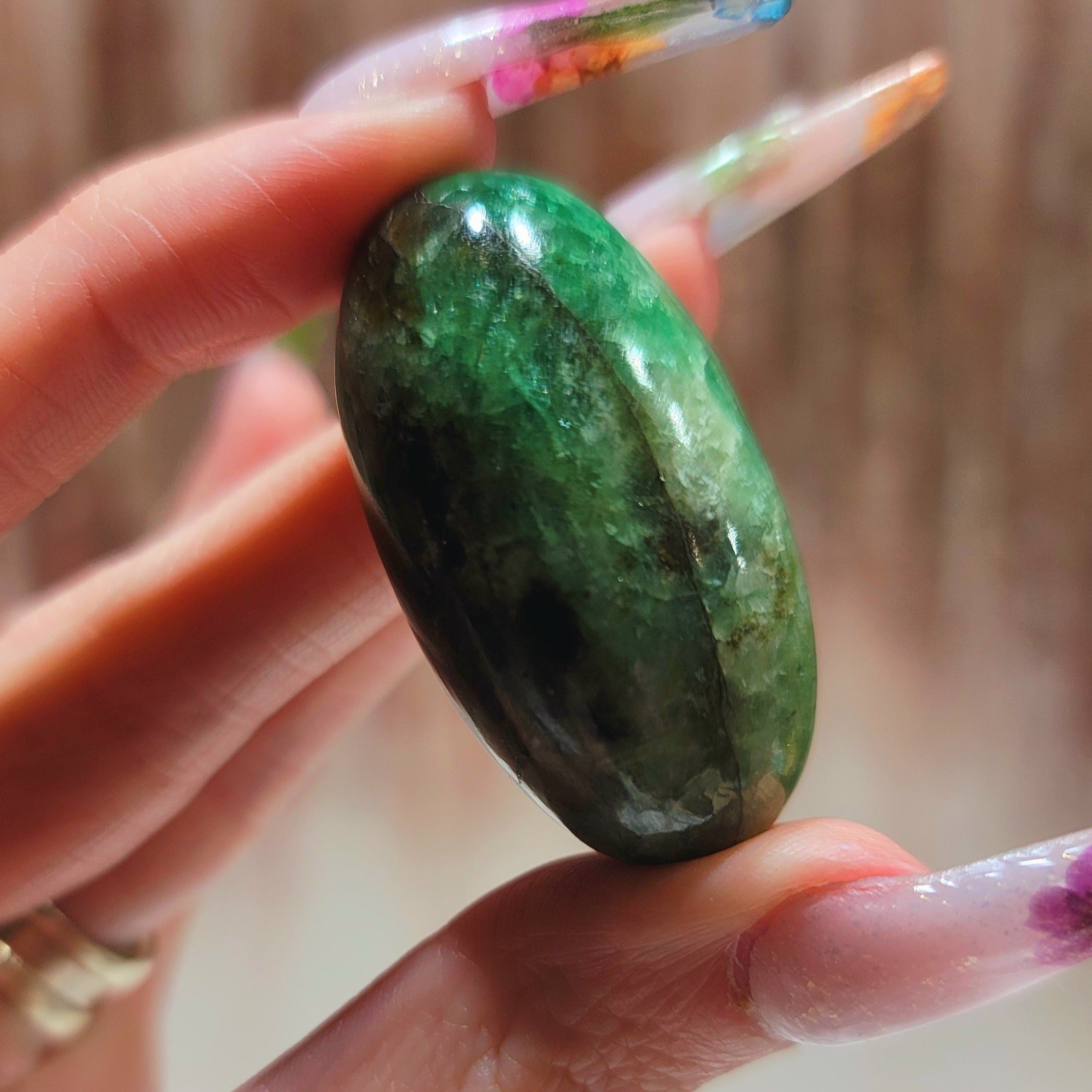 Emerald Shiva for Abundance, Love and Wealth