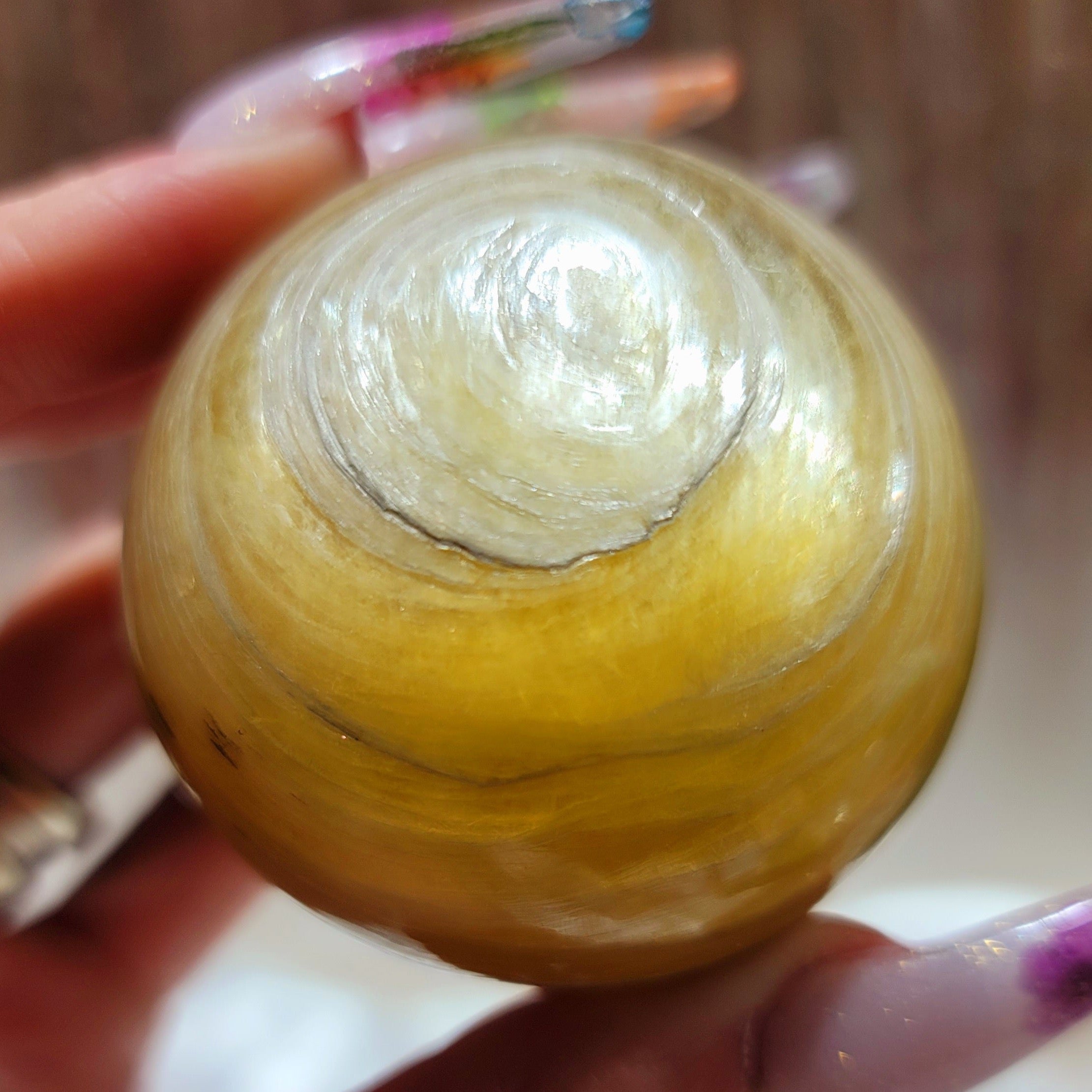 Gem Muscovite Sphere for Angelic Connection, Protection and Awakening of Spiritual Gifts