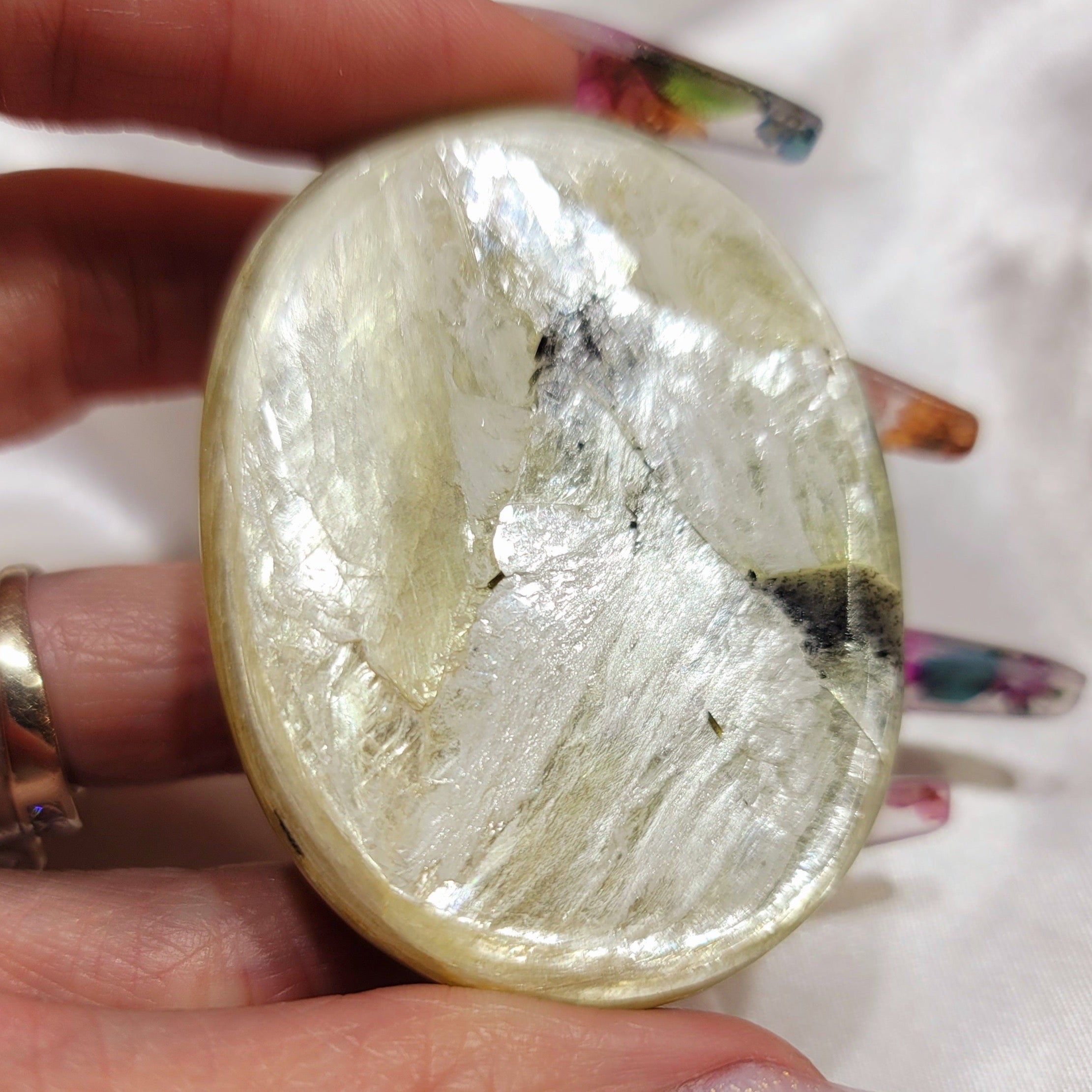 Gem Muscovite Palm for Angelic Connection, Protection and Awakening of Spiritual Gifts