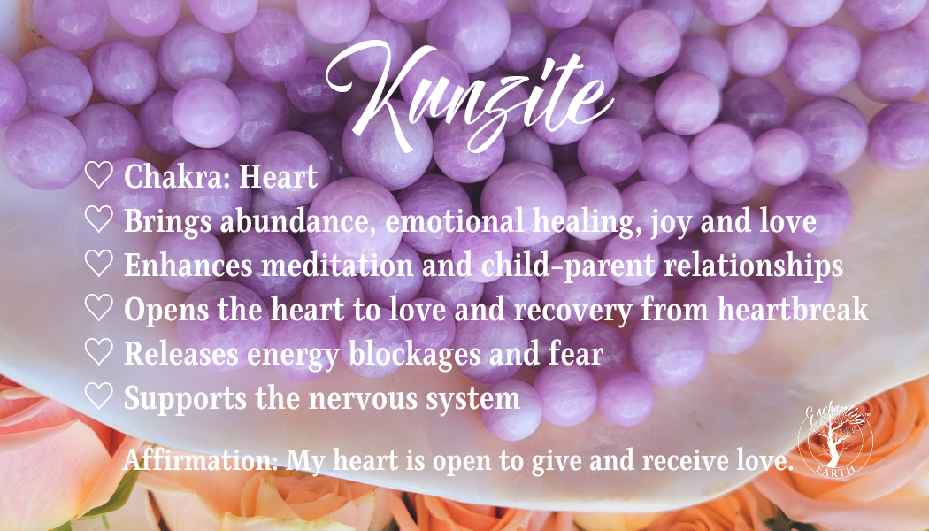 Kunzite Tumble (AA Grade) for Healing Heartache & Calming Nerves