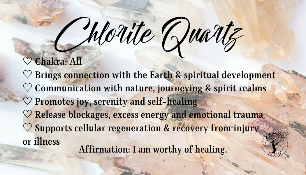 Chlorite Quartz Bracelet for Healing and Spiritual Development