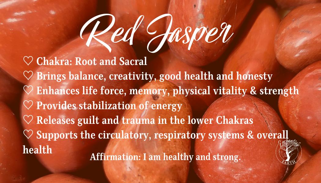 Red Jasper Palm Stone for Energy and Good Health