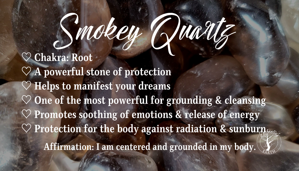 Smokey Quartz Heart for Manifesting and Protection