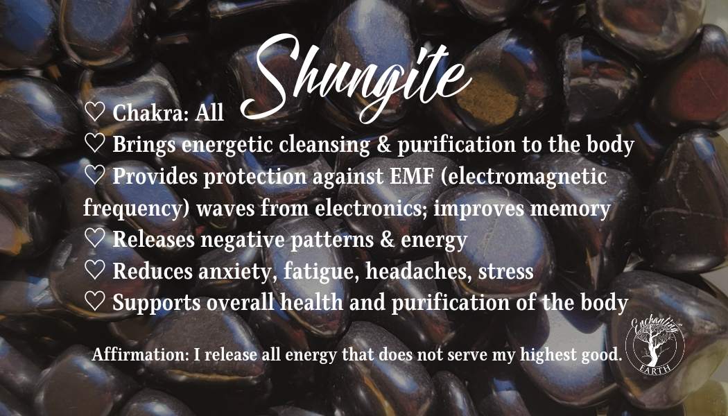 Shungite Pendulum for Cleansing and Protection