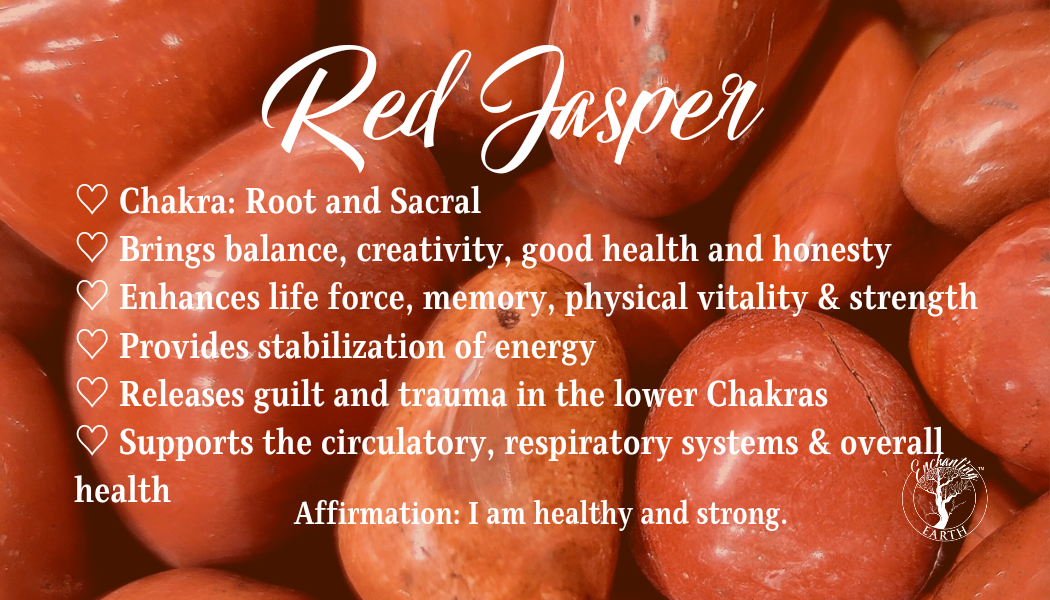 Red Jasper Bracelet for Creativity, Strength and Vitality