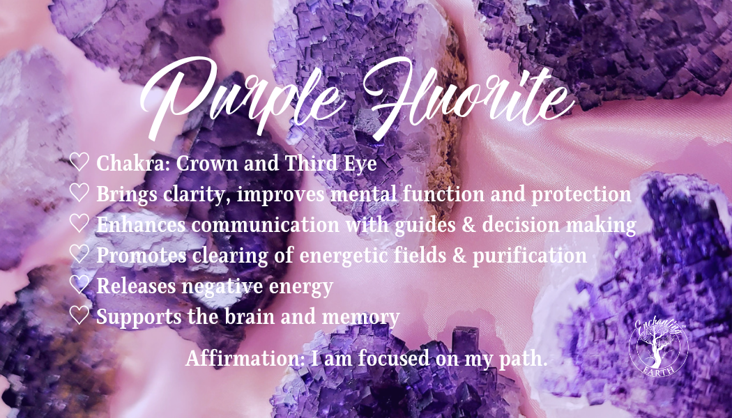 Purple Fluorite Multi Bracelet (AAA Grade) for Intuition, Focus & Psychic Clarity