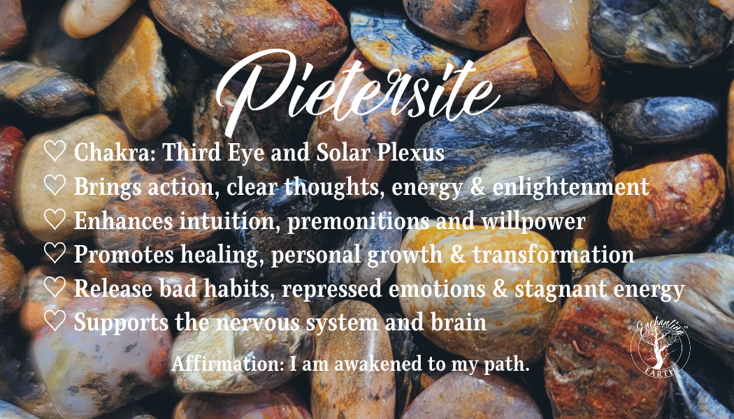 Pietersite Bracelet for Intuition, Transformation and Willpower