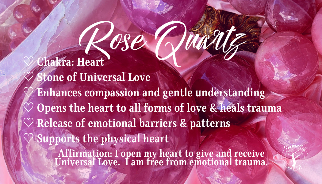 Star Rose Quartz Pendant for Enhancing Self Love