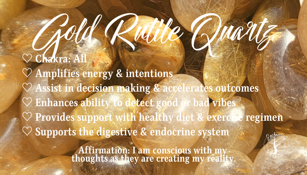 Gold Rutile & Titanium in Quartz (AAA Quality) Bracelet for Manifesting, Protection and Spiritual Awakening