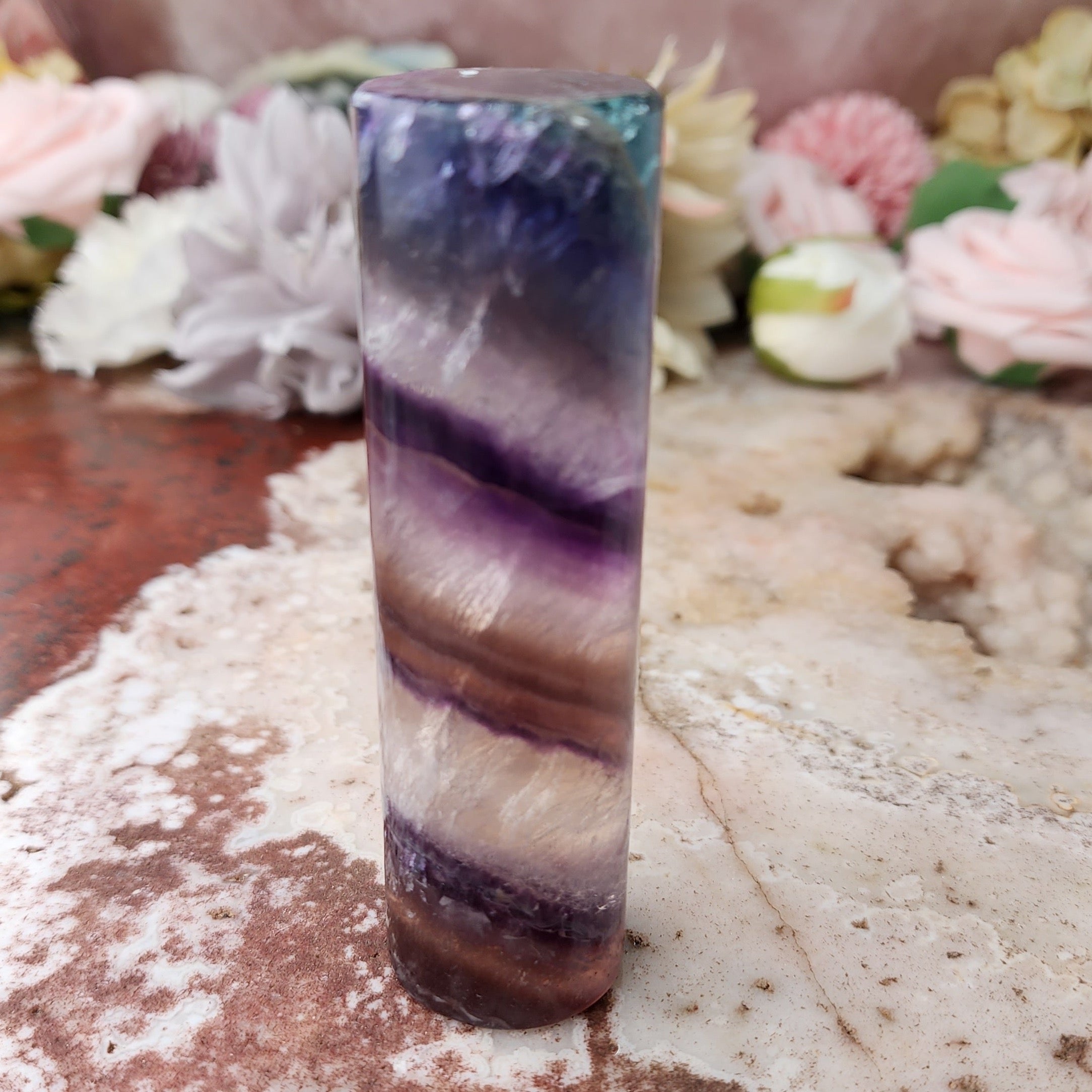 Rainbow Fluorite Harmonizer for Focusing Intentions