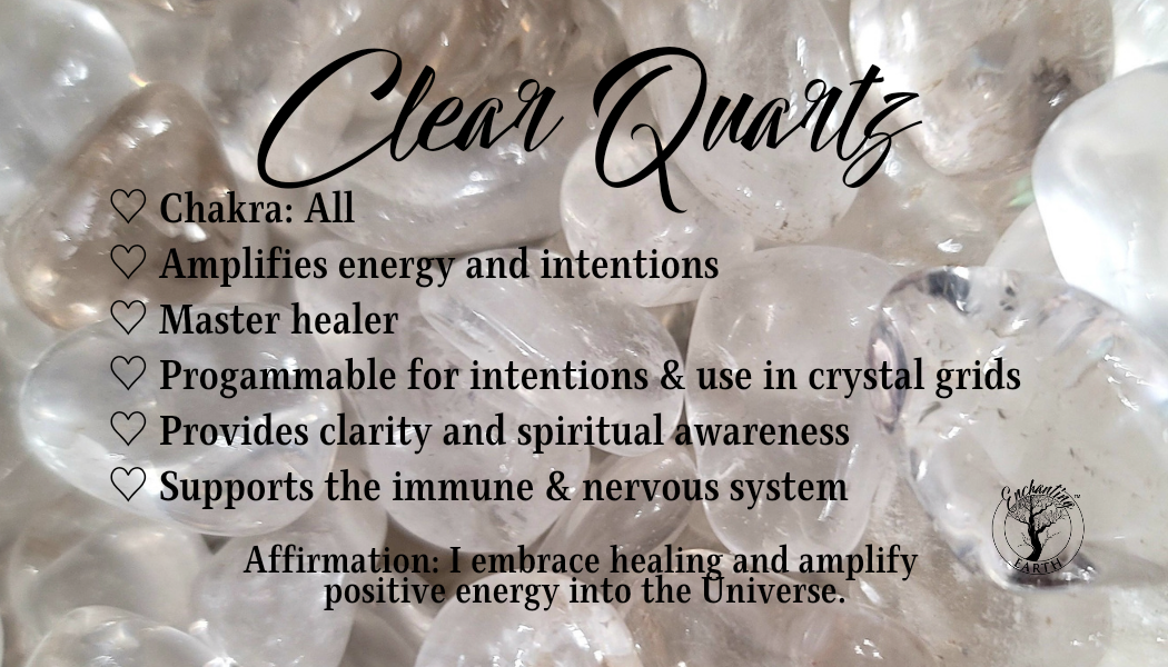 Clear Quartz With Fire Quartz Inclusions Carved Necklace For Healing, Intention Setting and Manifesting