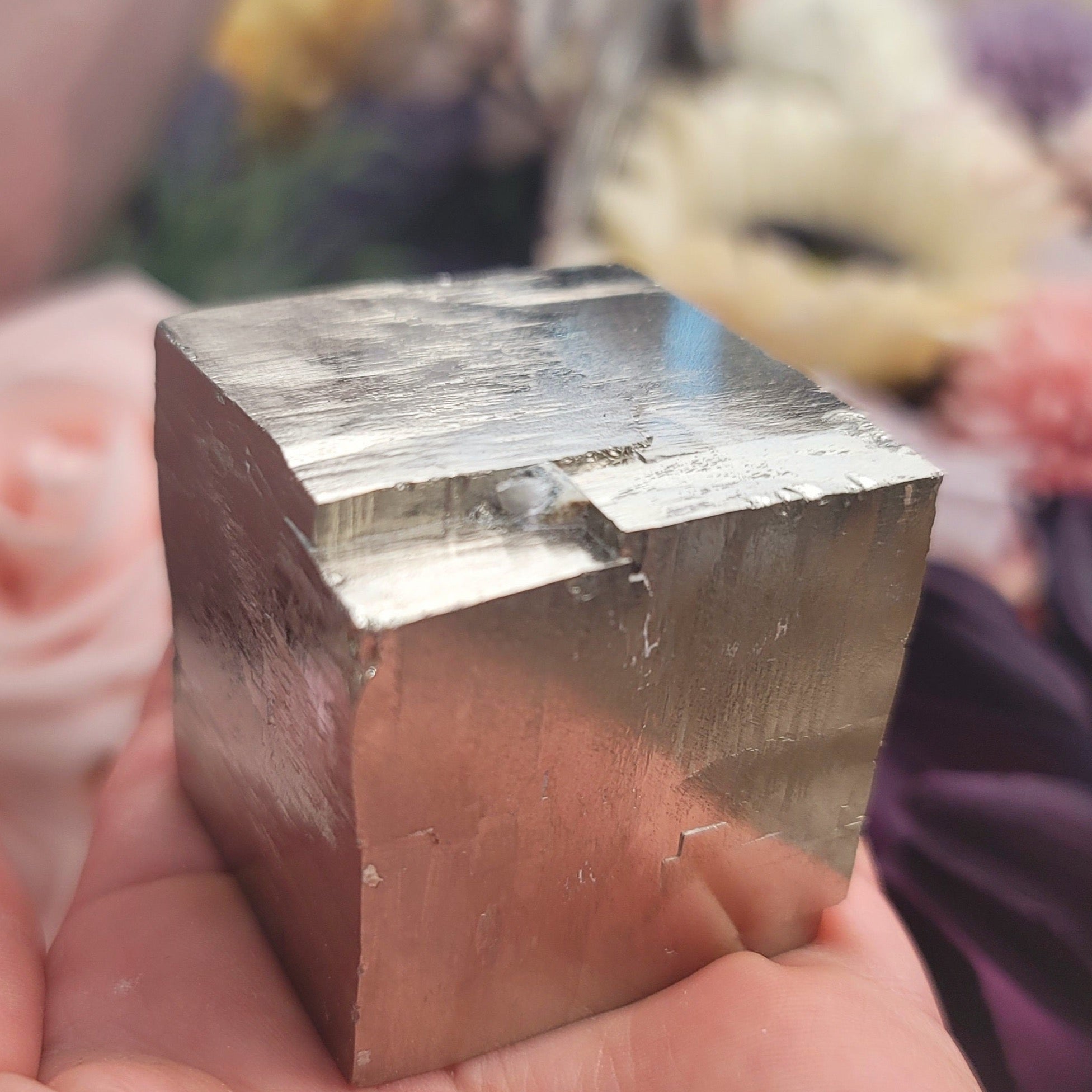 Pyrite Cube for Good Luck and Prosperity